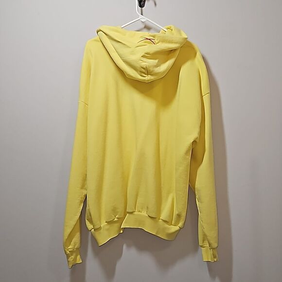 Higher Consciousness size 2XL Yellow Hoodie Sweatshirt - Picture 6 of 6